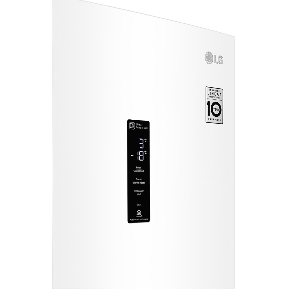 Холодильник LG DoorCooling+ GA-B459MQQZ, цвет белый - фото 6