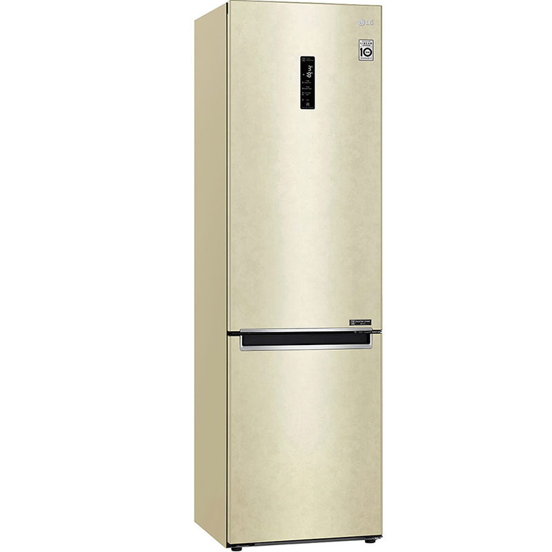 Холодильник LG DoorCooling+ GA-B509MEDZ, цвет бежевый - фото 2