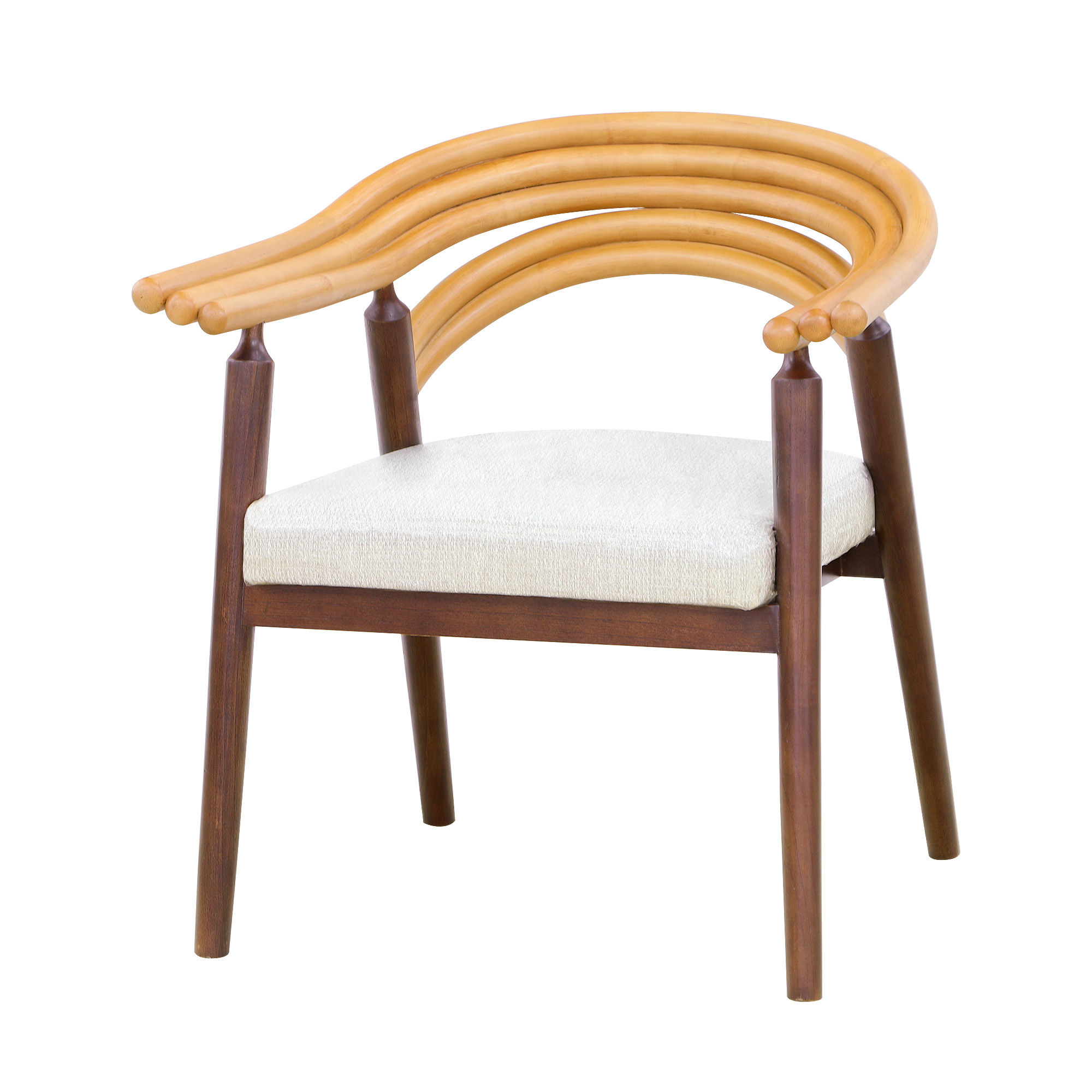 Комплект мебели Tengorattan 5 предметов из натурального ротанга, цвет коричневый, размер 89х89х74 см - фото 3