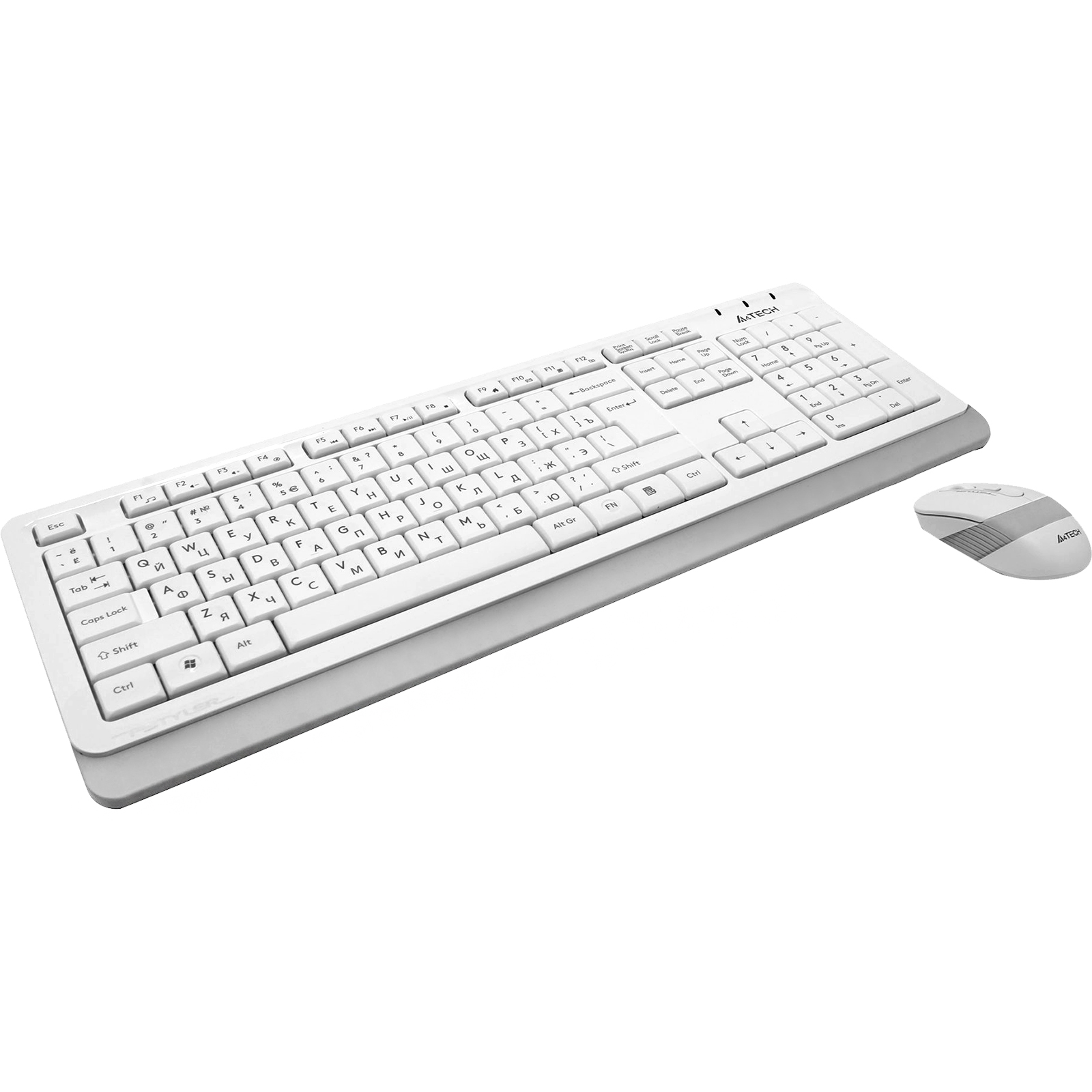 

Комплект клавиатуры и мыши A4Tech FStyler FG1010 White