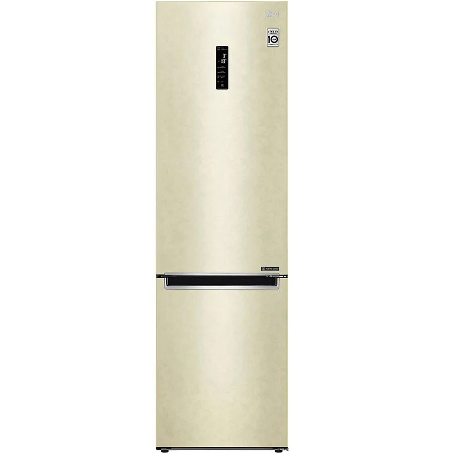 Холодильник LG GA-B509MEQZ DoorCooling+, цвет бежевый - фото 1