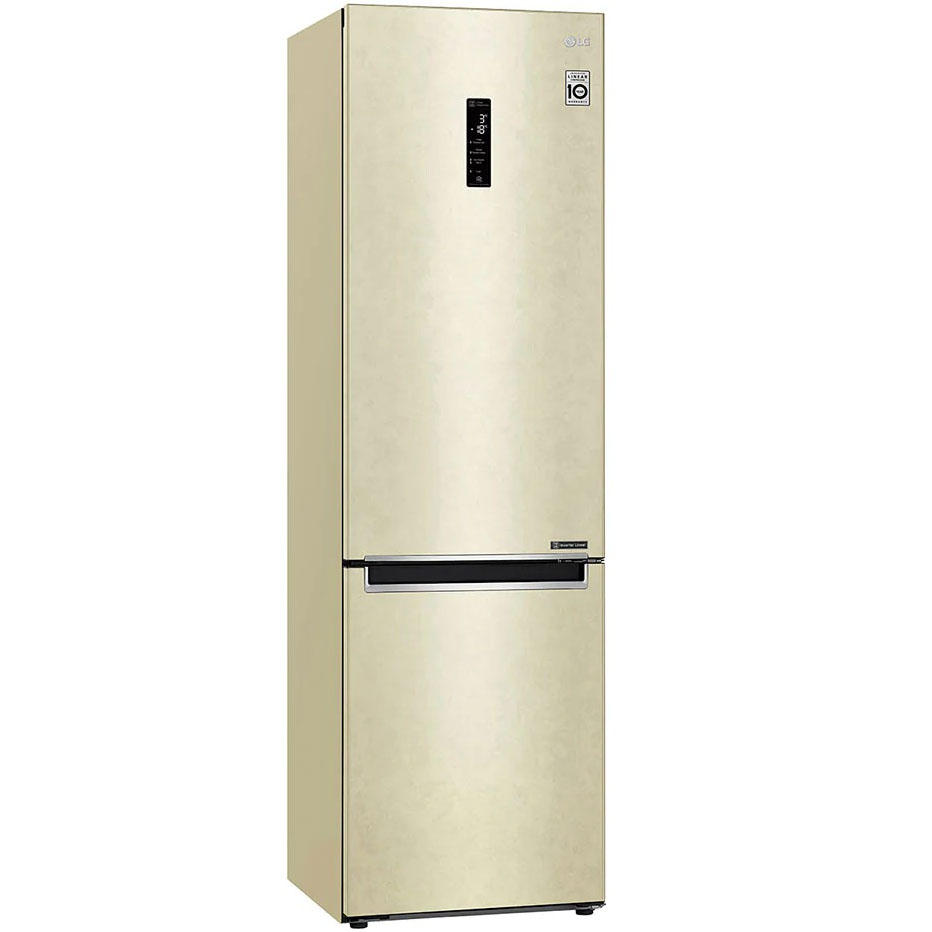 Холодильник LG GA-B509MEQZ DoorCooling+, цвет бежевый - фото 4