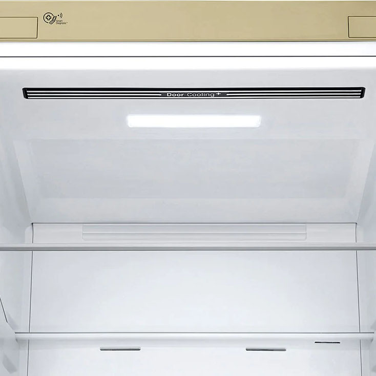 Холодильник LG GA-B509MEQZ DoorCooling+, цвет бежевый - фото 7