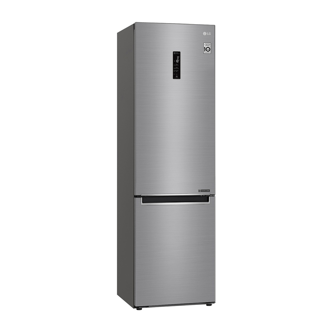 Холодильник LG DoorCooling+ GA-B509MMQZ, цвет серый - фото 2