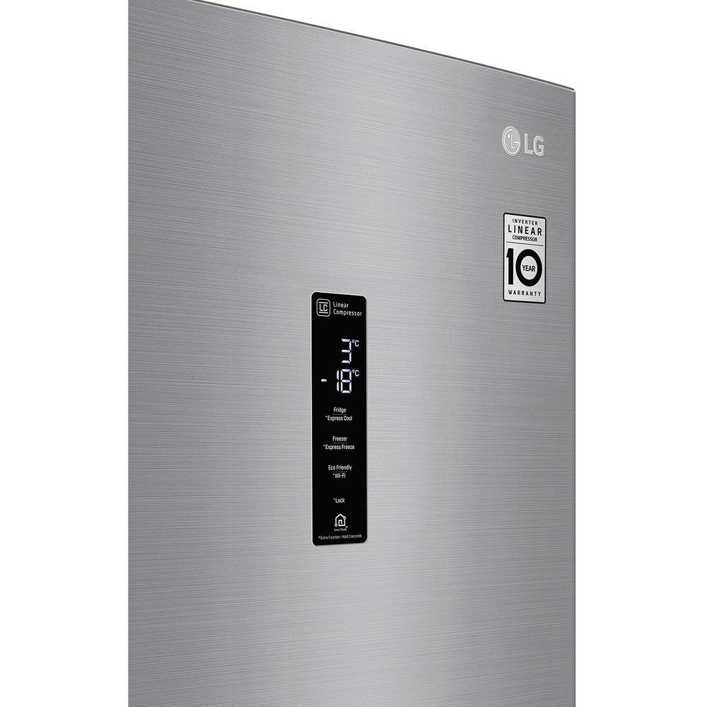 Холодильник LG DoorCooling+ GA-B509MMQZ, цвет серый - фото 7
