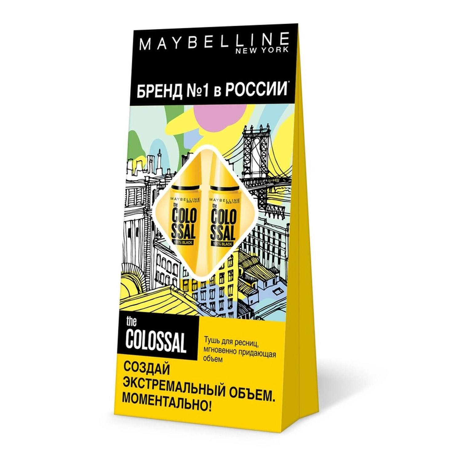 фото Набор maybelline new york the colossal 2 шт