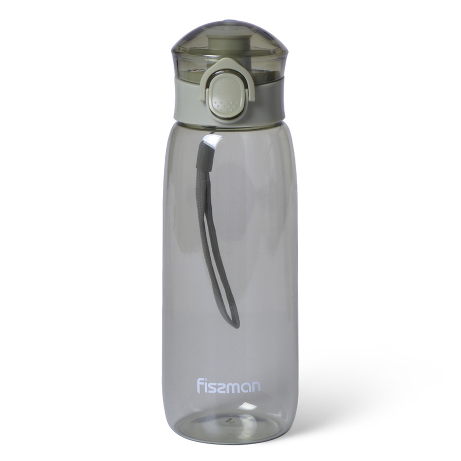 Бутылка для воды 22 см 650 мл, цвет серый - фото 1