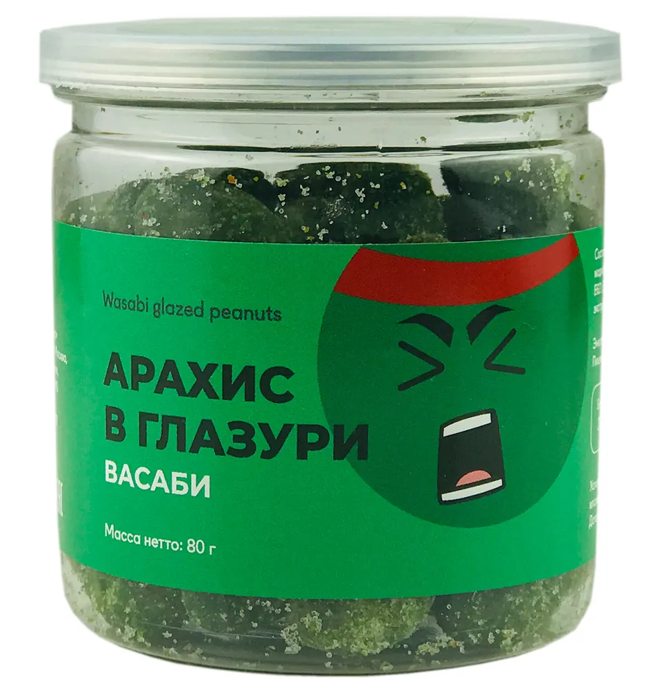 фото Арахис в глазури васаби snack snack, 80 г