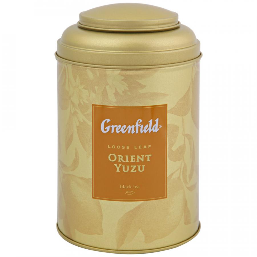 фото Чай черный greenfield orient yuzu листовой, 100 г