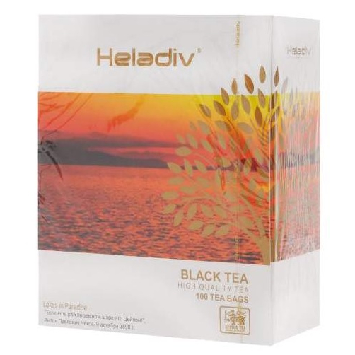 Чай черный Heladiv Standart Black, 100 шт