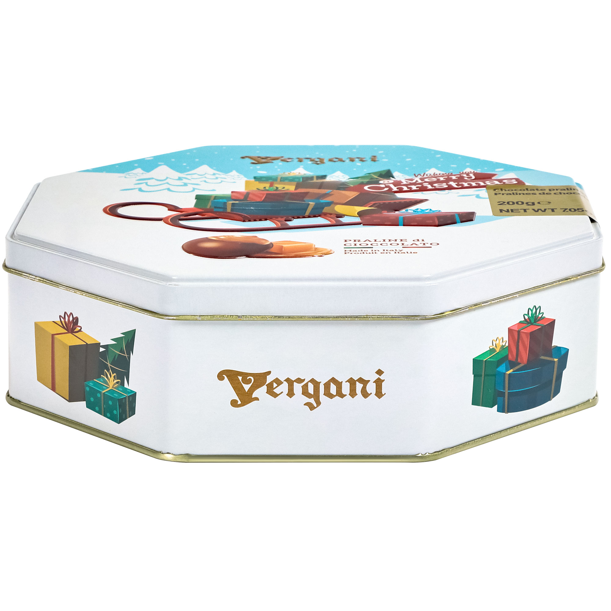 Конфеты Vergani молочные шоколадные Карамель 200 г