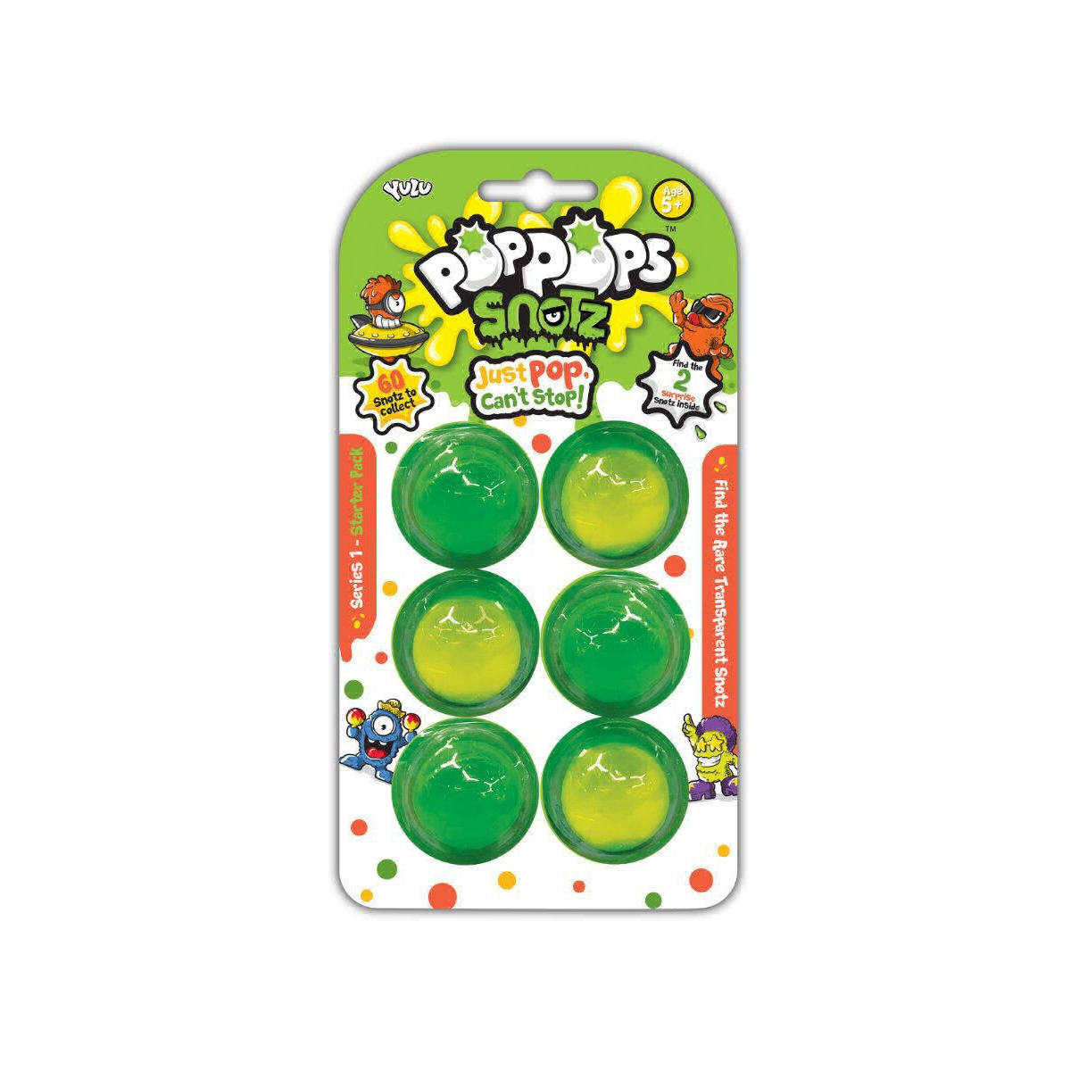 фото Игровой набор poppops снотз 6 шт yl50001 yulu