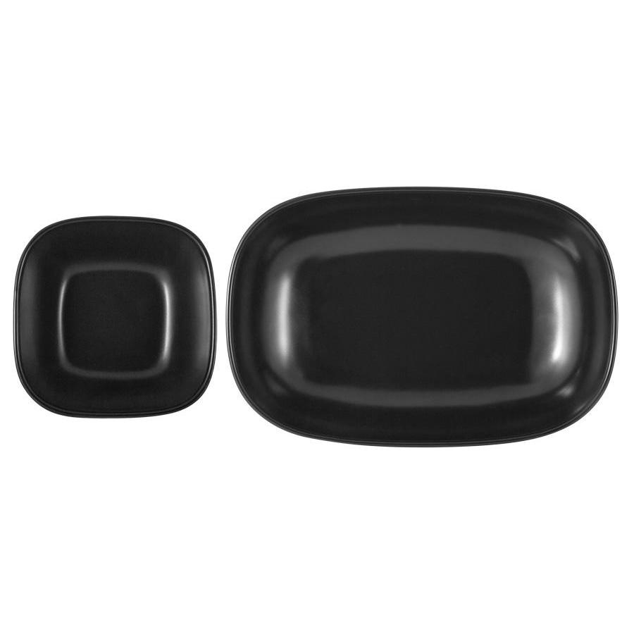 Набор тарелок Maxwell&Williams Forma 3 шт, цвет чёрный - фото 3
