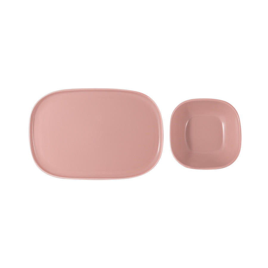 Набор тарелок Maxwell&Williams Forma 3 шт, цвет розовый - фото 3