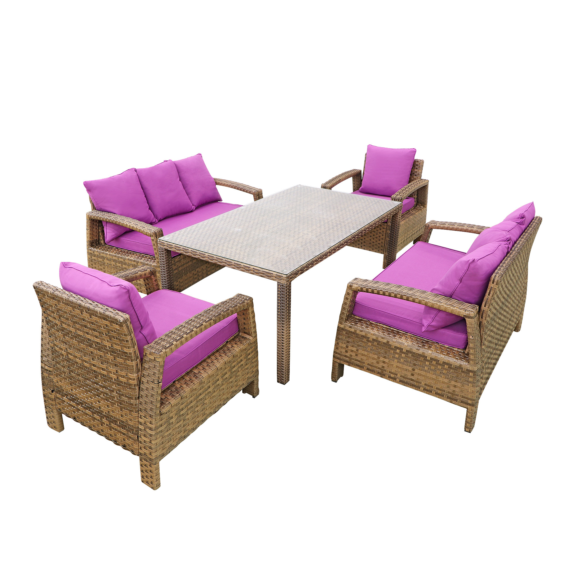 фото Комплект мебели obt 5 предметов : 2 дивана+2 кресла+стол