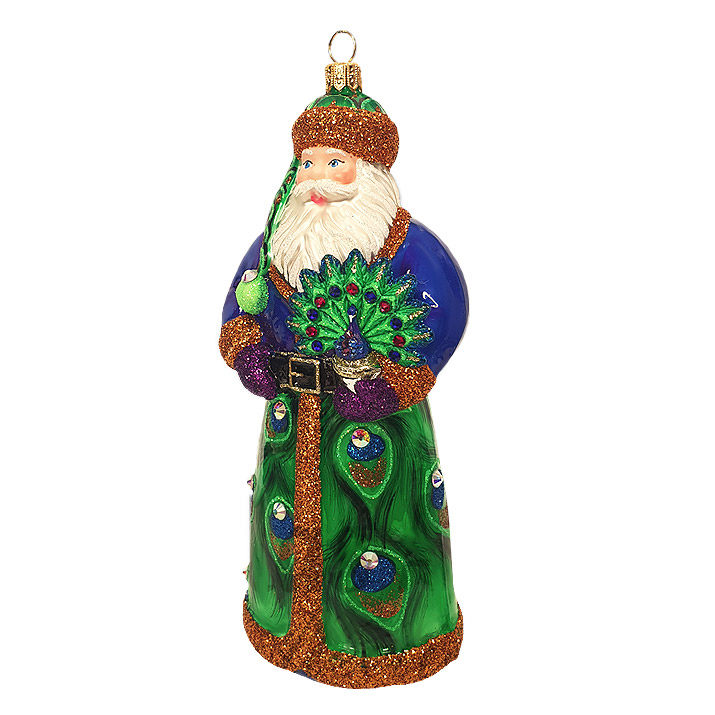 

Игрушка Atlas art collection санта с павлином, Зеленый