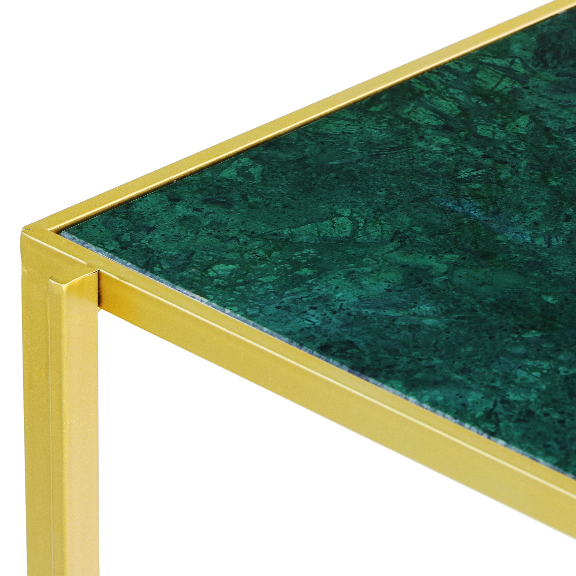 Столик приставной Glasar 51х45х57 см, цвет зеленый - фото 2