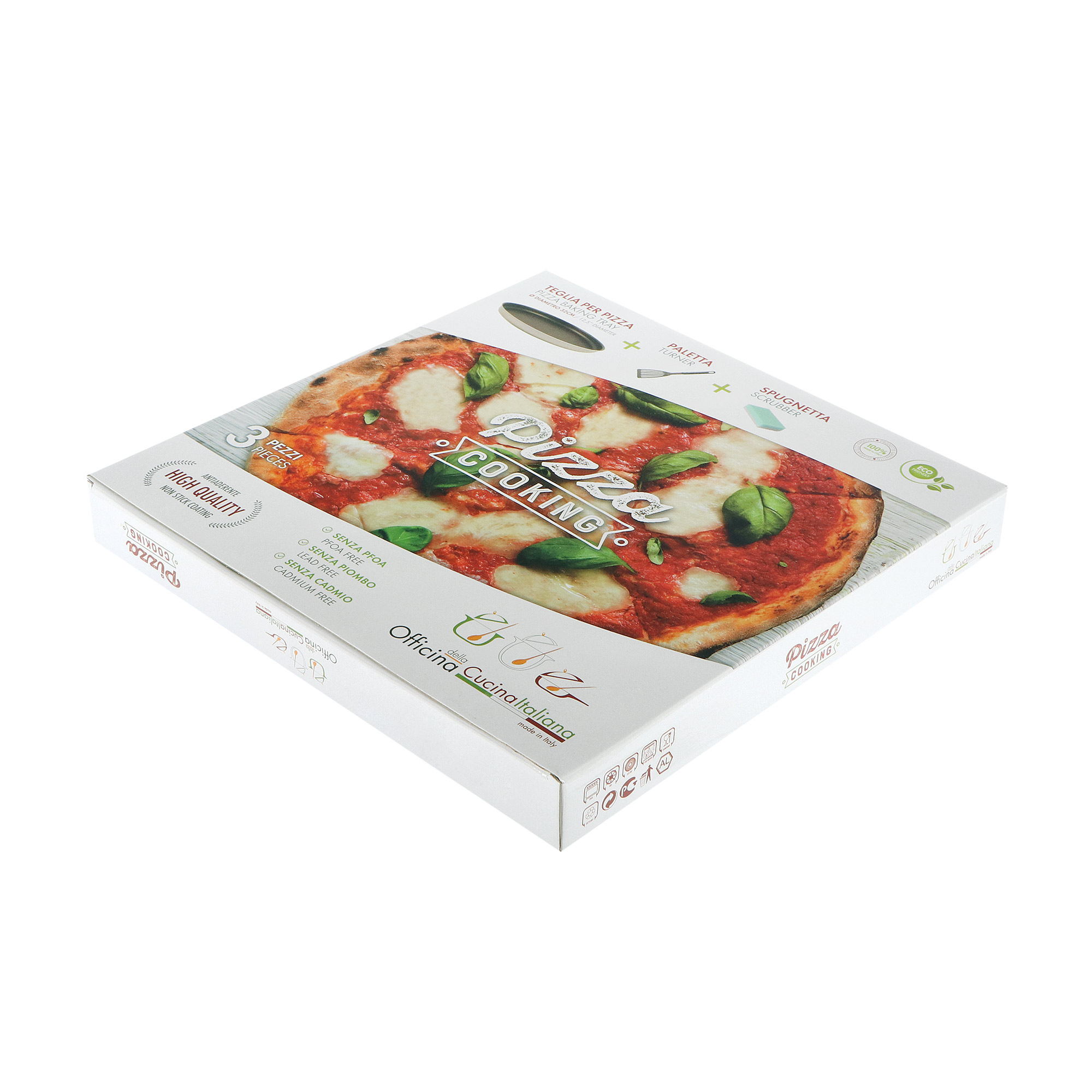 фото Набор для выпекания пиццы cucina italiana 3 предмета