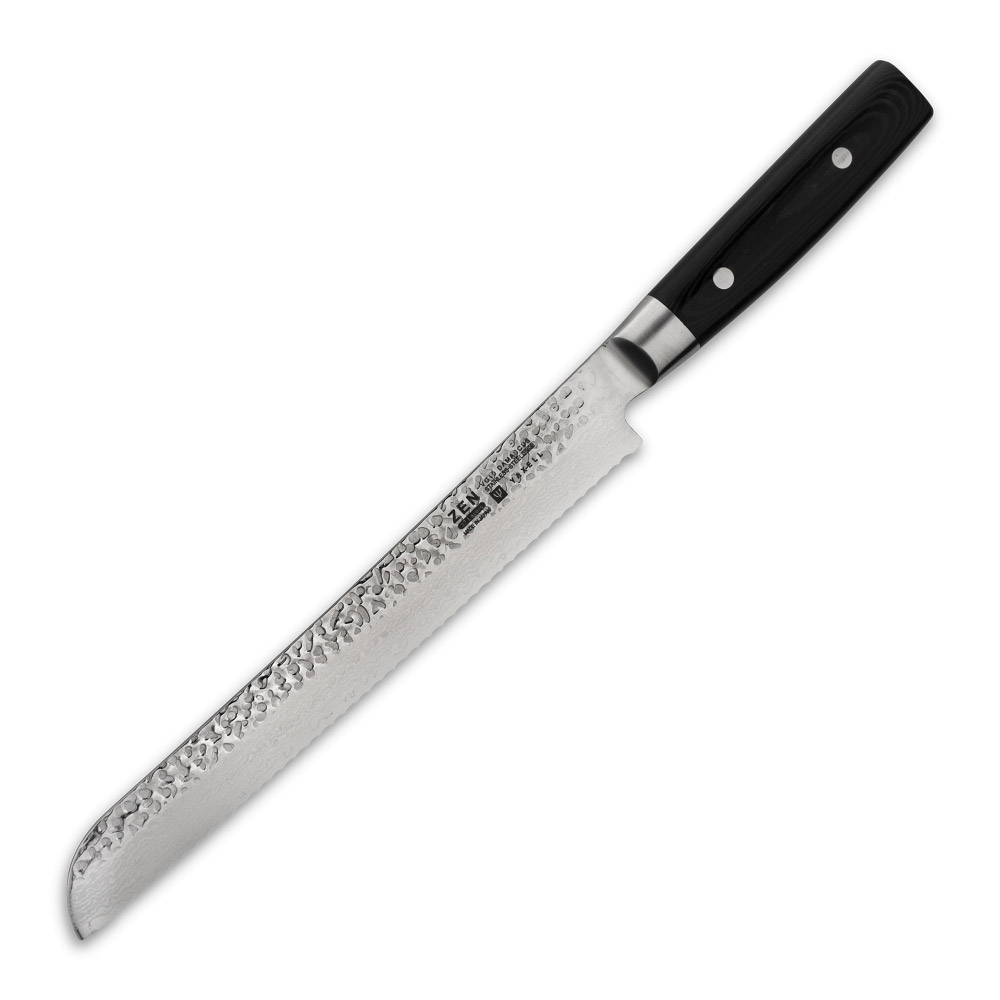 Нож кухонный Yaxell Zen для хлеба 23 см, цвет черный - фото 1