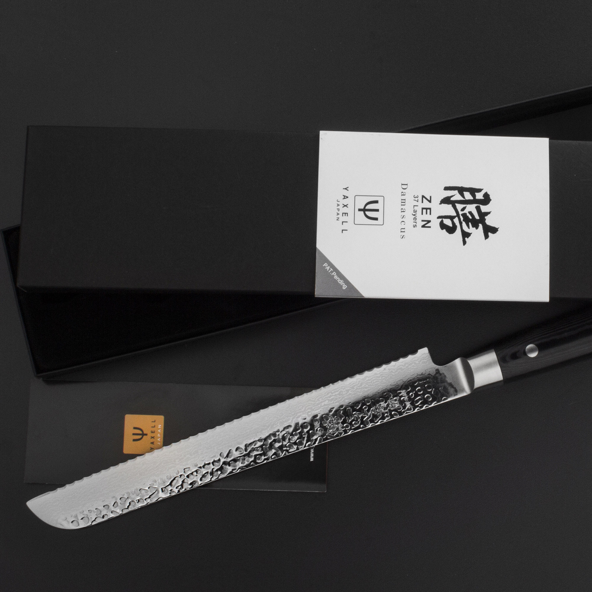 Нож кухонный Yaxell Zen для хлеба 23 см, цвет черный - фото 7
