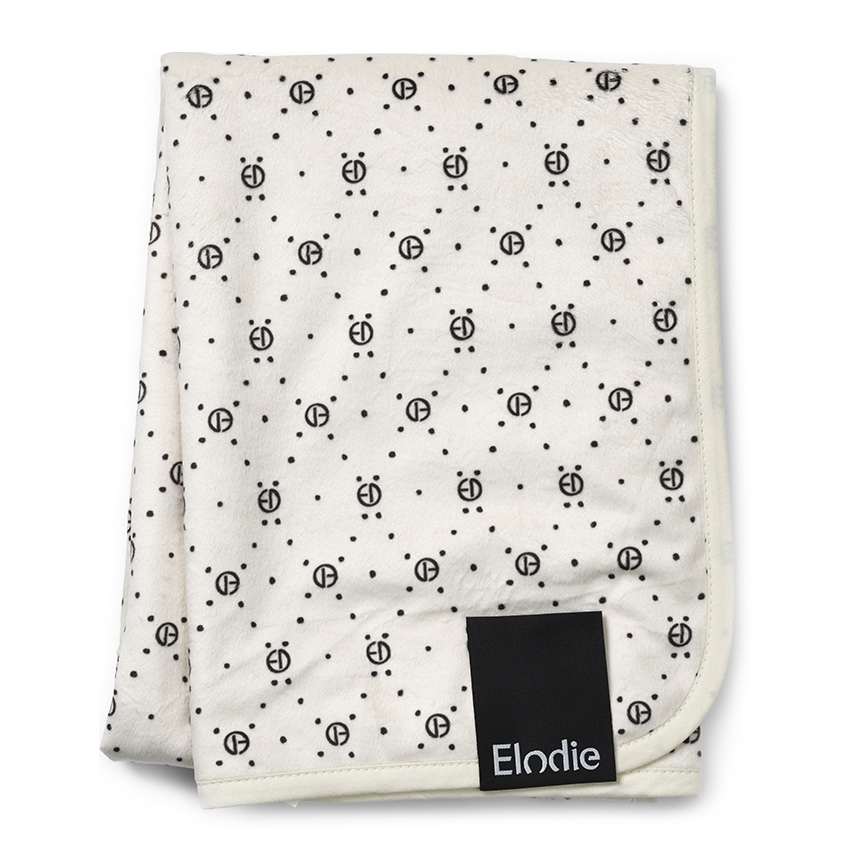 фото Плед elodie velvet - monogram 75*100 разноцветный elodie details