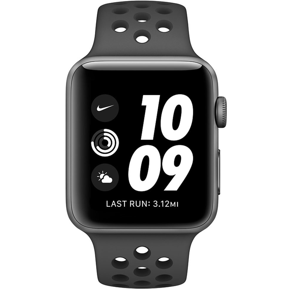 фото Смарт-часы apple watch nike series 3 mtf12ru space grey