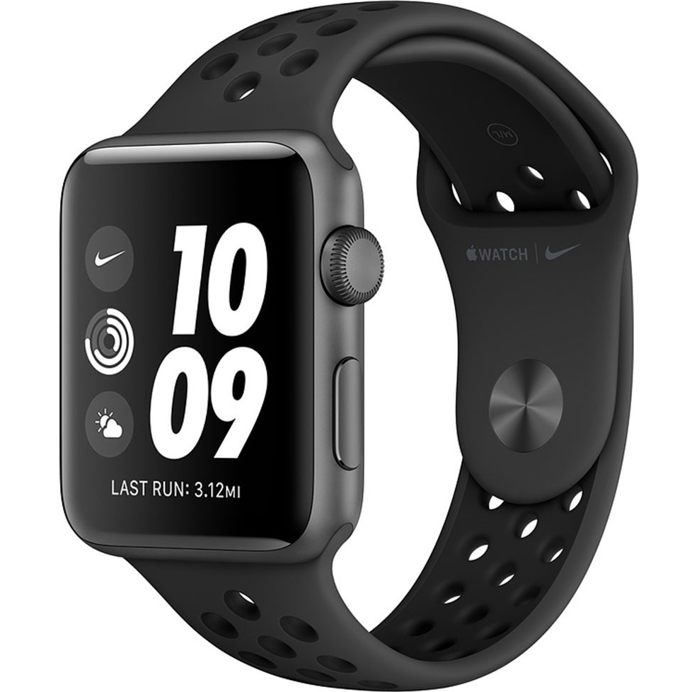 фото Смарт-часы apple watch nike series 3 mtf12ru space grey