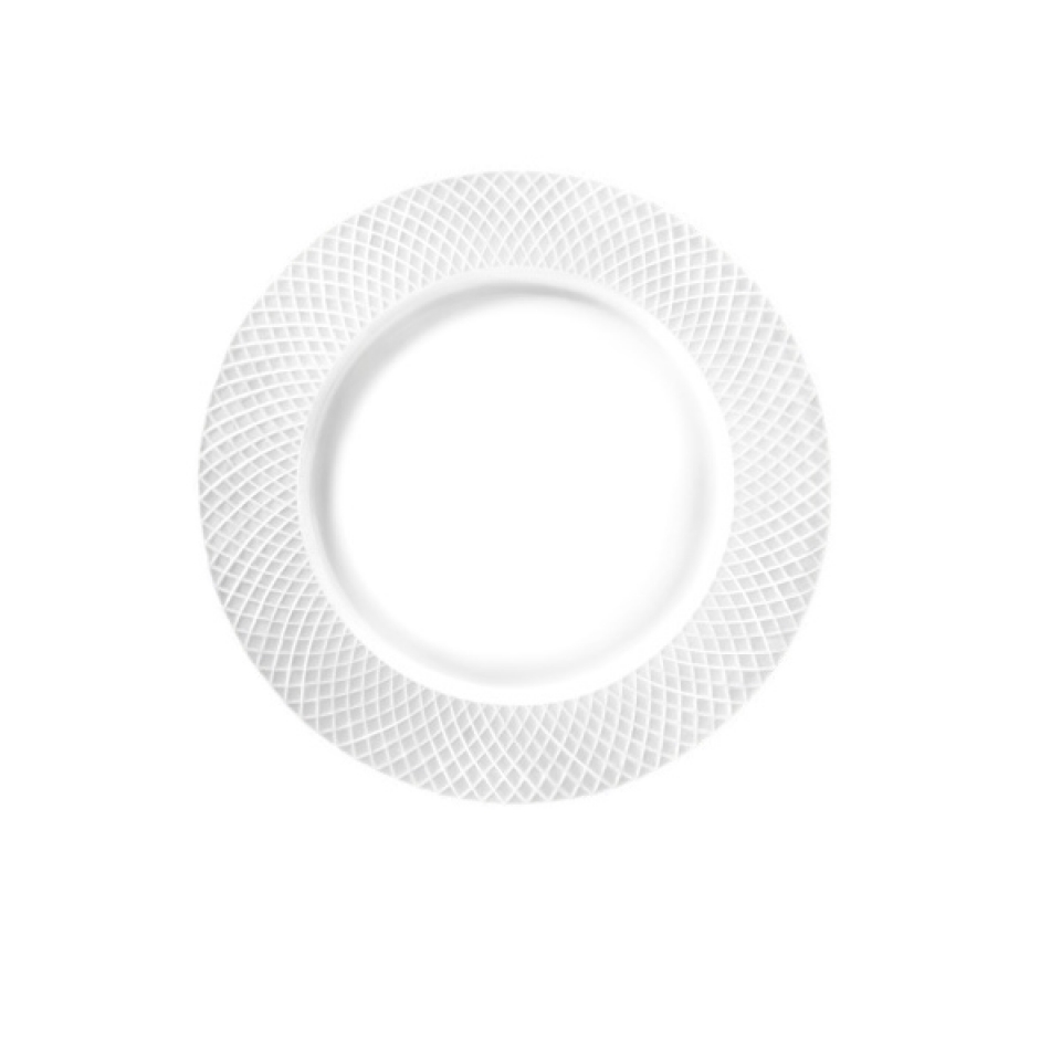 Набор обеденных тарелок Wilmax 25,5 см 2 шт, цвет белый - фото 1