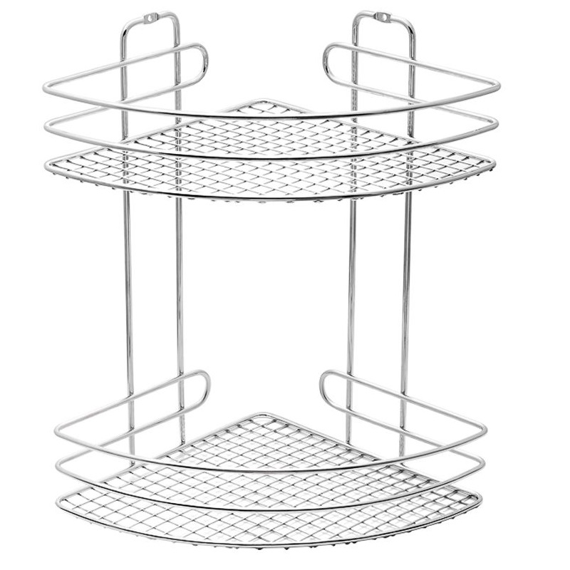 фото Полка настенная угловая 2 яруса verran