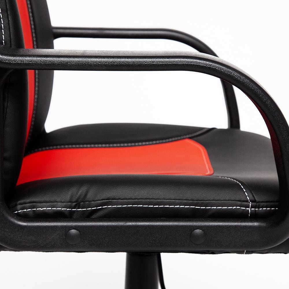 Кресло компьютерное TC красный 125х62х47 см, цвет черный - фото 9