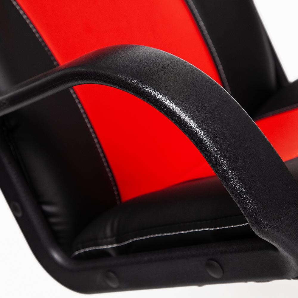 Кресло компьютерное TC красный 125х62х47 см, цвет черный - фото 6