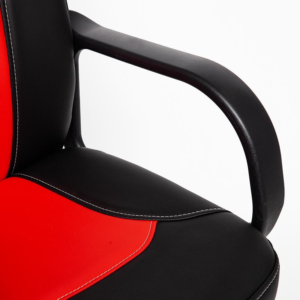 Кресло компьютерное TC красный 125х62х47 см, цвет черный - фото 8