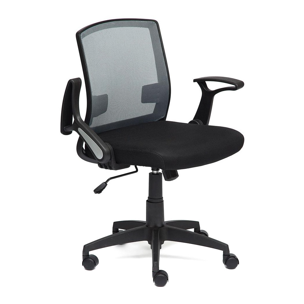 Кресло компьютерное TC серый 98х61х48 см, цвет черный - фото 7