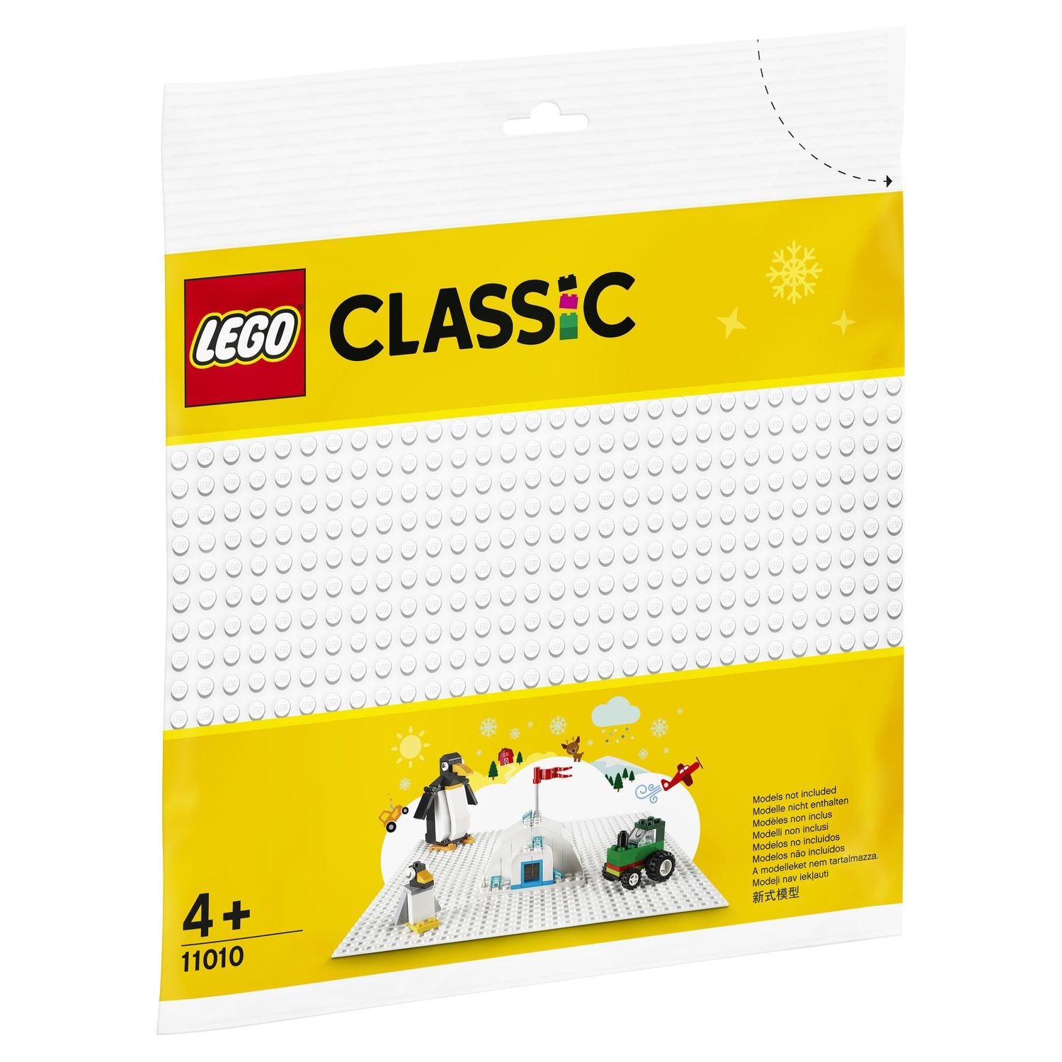 фото Пластина lego classic базовая белая 32х32 см