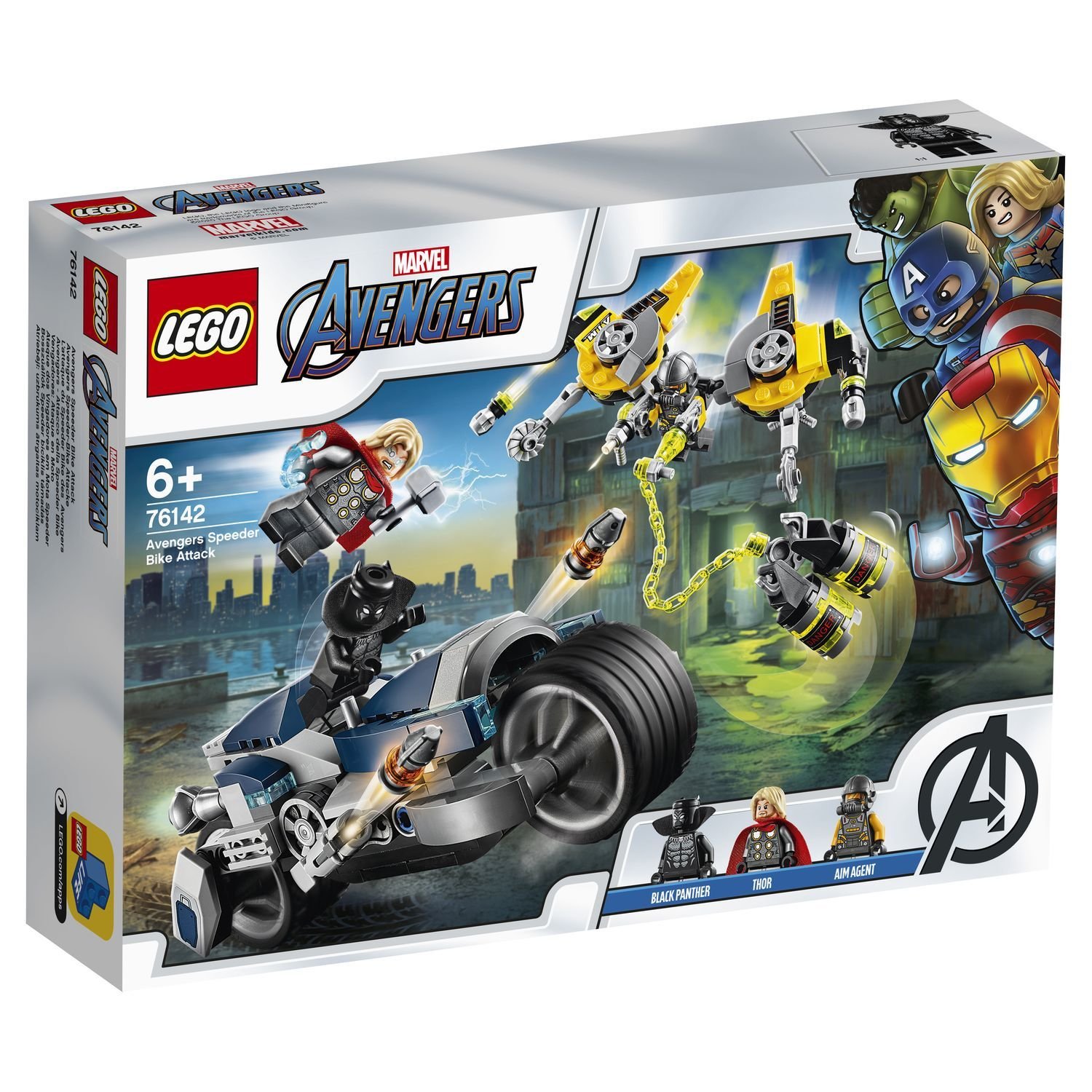 фото Конструктор lego avengers мстители: атака на спортбайке