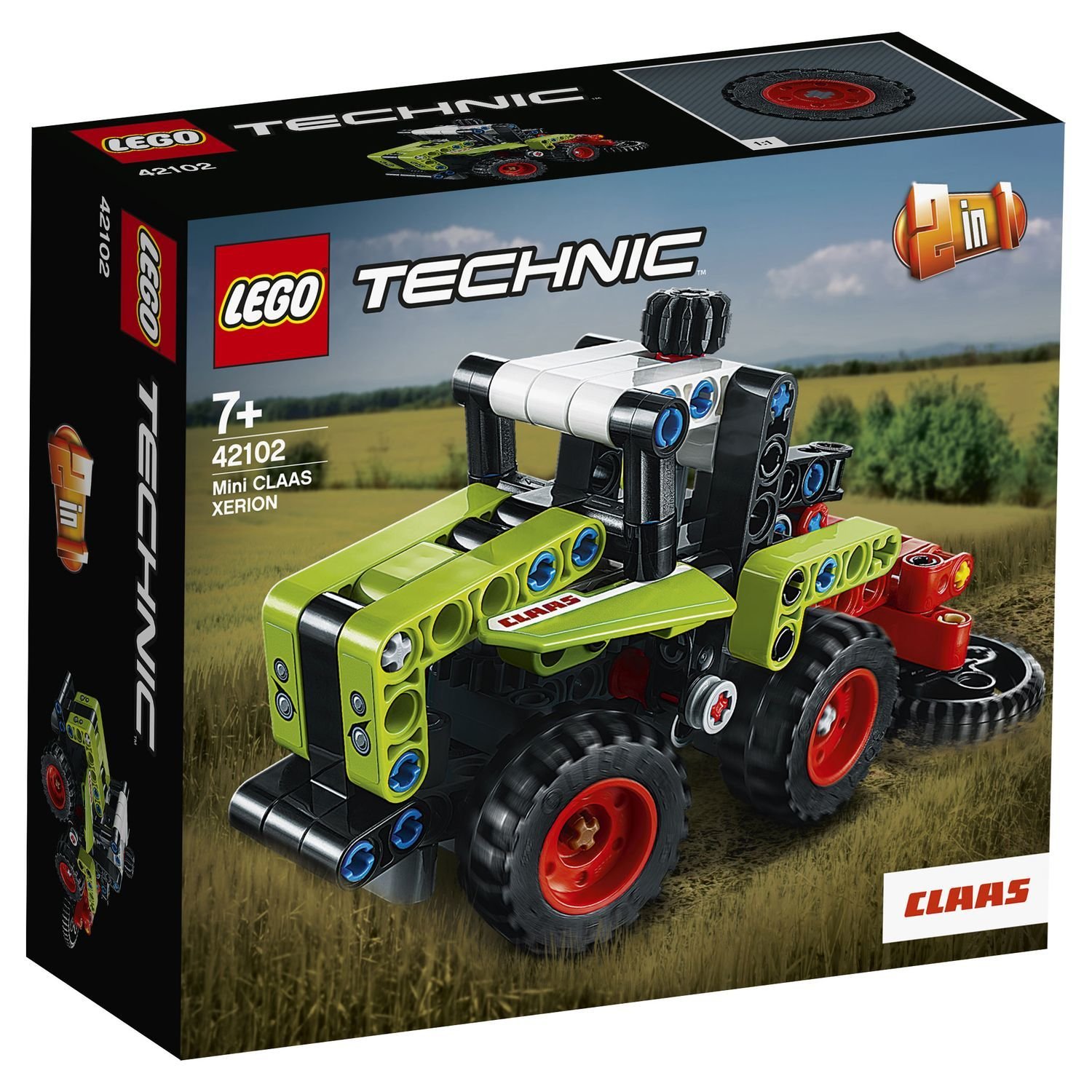 фото Конструктор lego technic трактор mini claas xerion