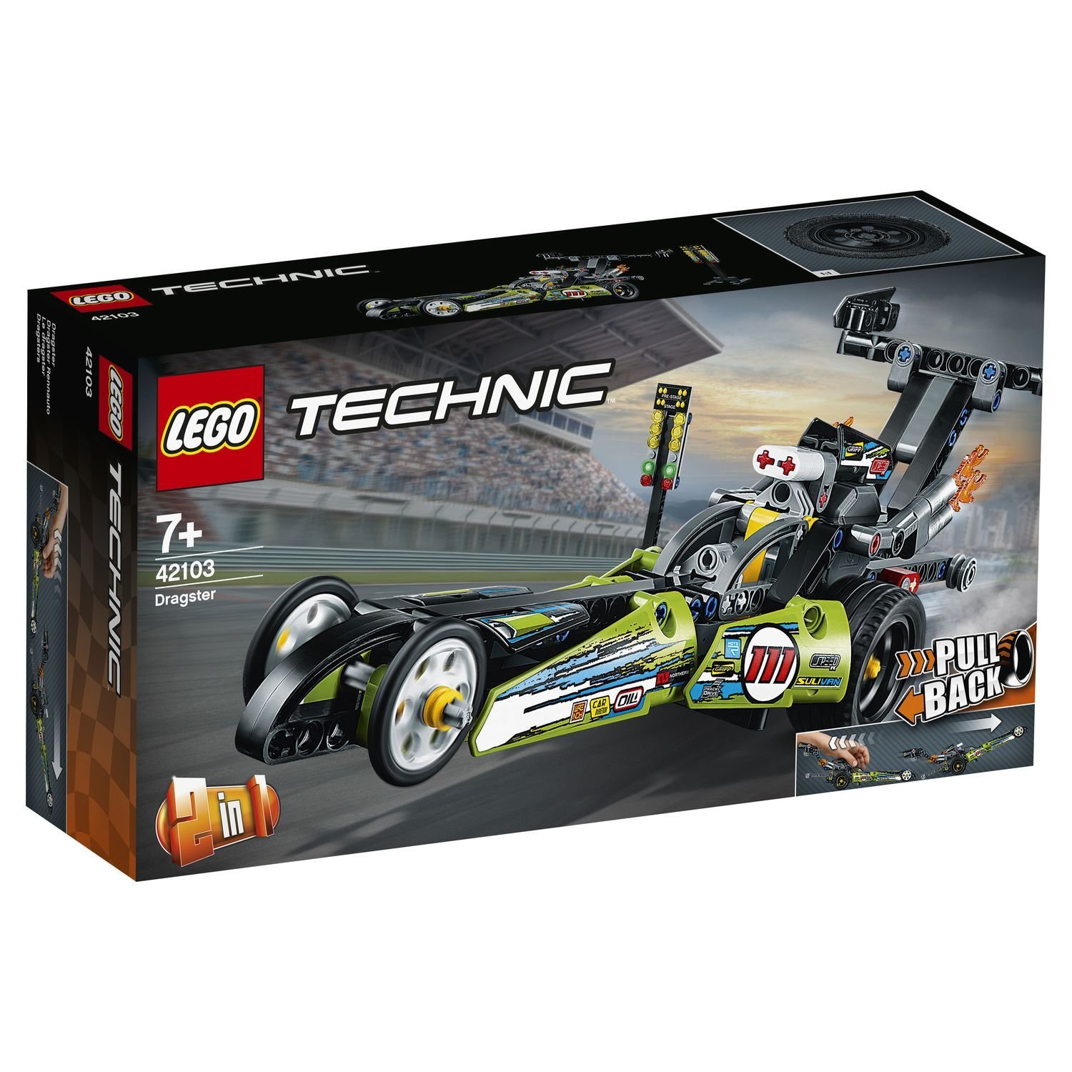 фото Конструктор lego technic драгстер