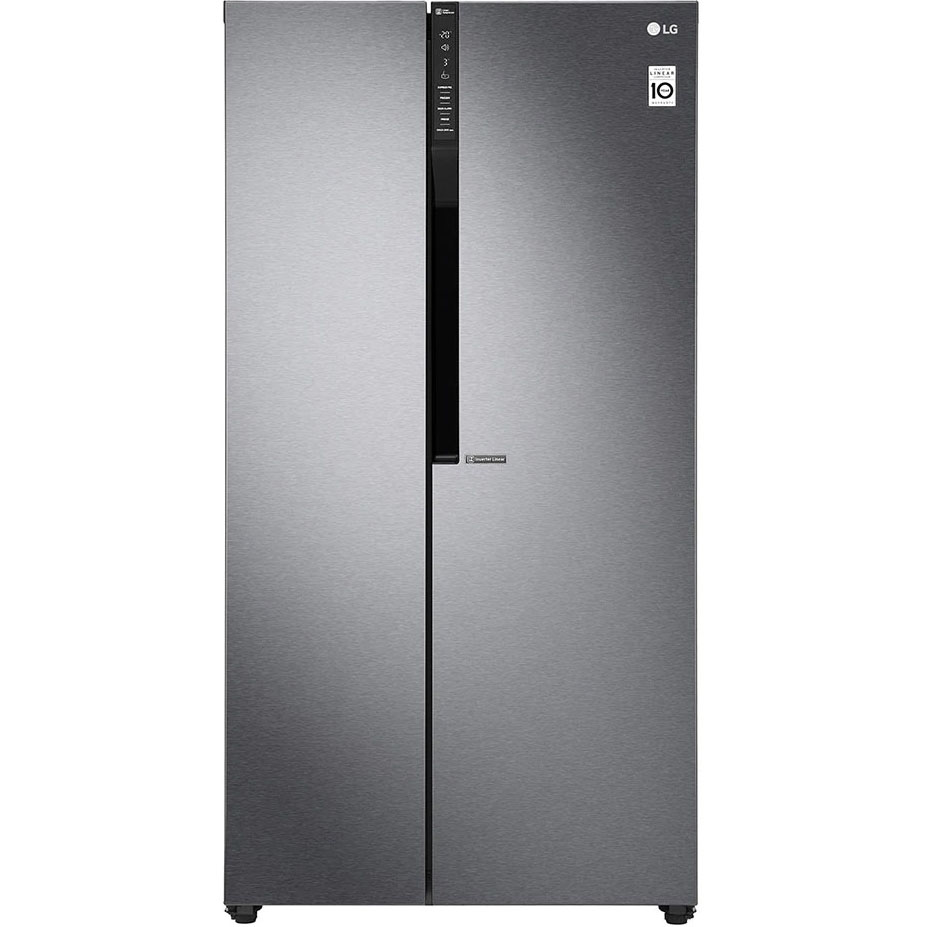 Холодильник LG GC-B247JLDV, цвет серебристый - фото 1