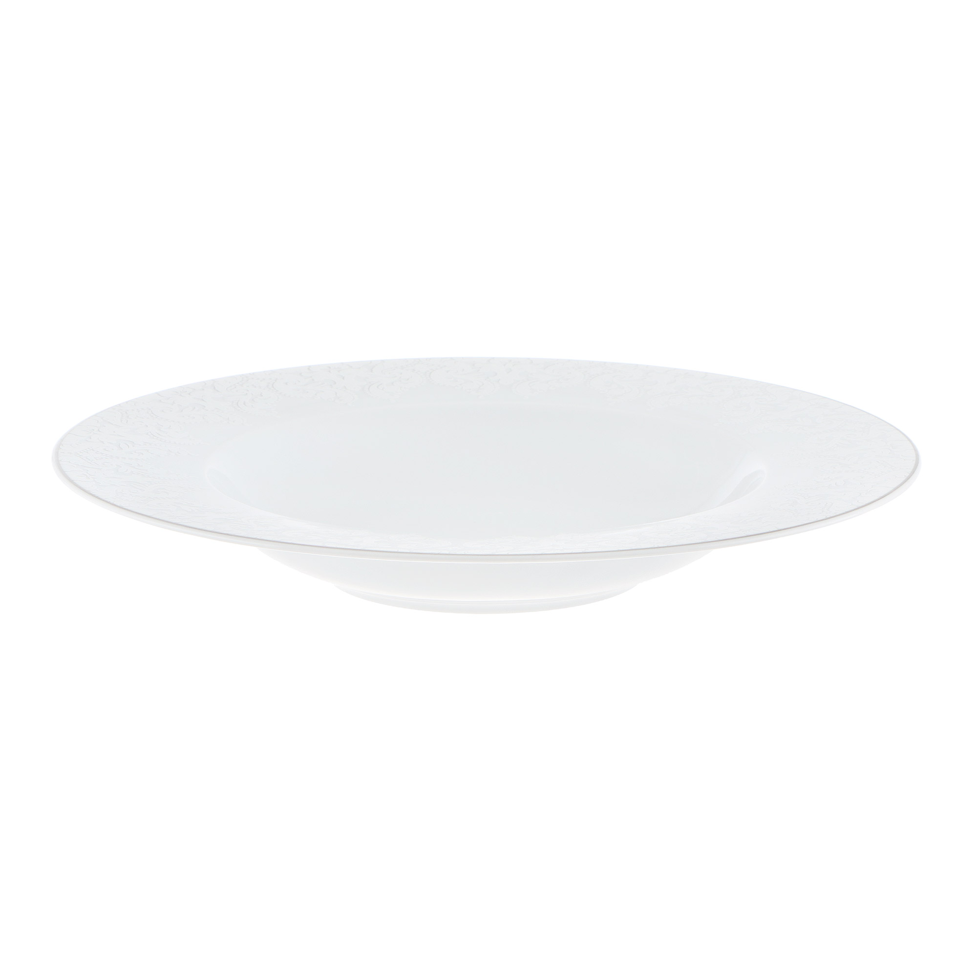 Тарелка глубокая Kutahya Porselen Ruya 23 см, цвет белый - фото 2