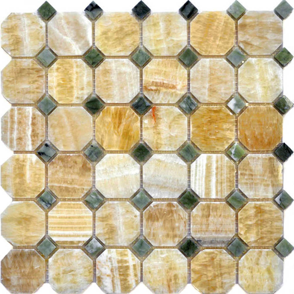 фото Мозаика natural octagon m073+m068-bp 30,5x30,5 см