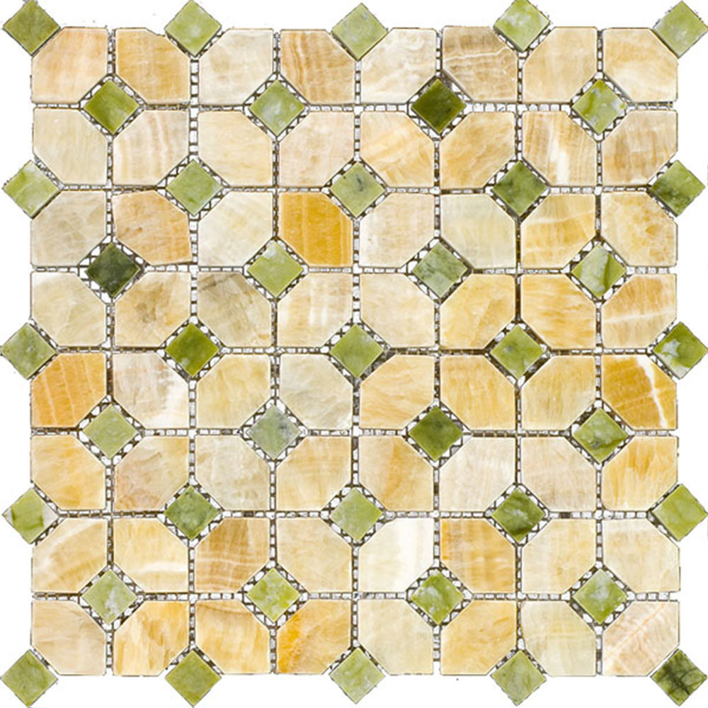 фото Мозаика natural octagon m073+m068-dp9 30,5x30,5 см