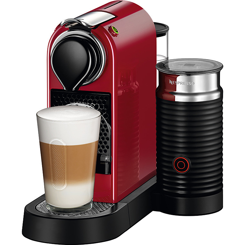 Кофеварка Nespresso CitizMilk C123 Cherry Red