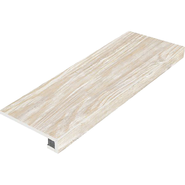 

Ступень Italon Таймлес Уайт угловая правая 33x90 см, Белый