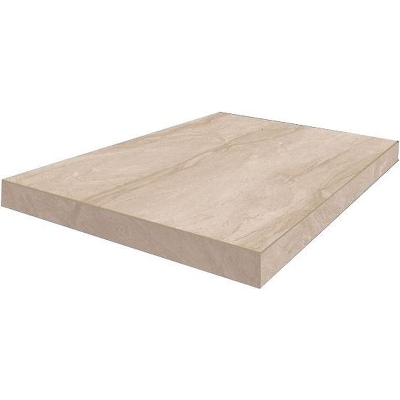 

Ступень ColiseumGres Венеция Белый угловая левая 33x45 см, Бежевый