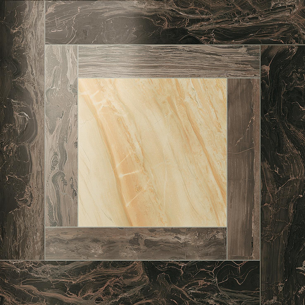 

Плитка Atlas Concorde Russia Supernova Marble Elegant Honey Cassettone Lap 59x59 см, Разноцветная