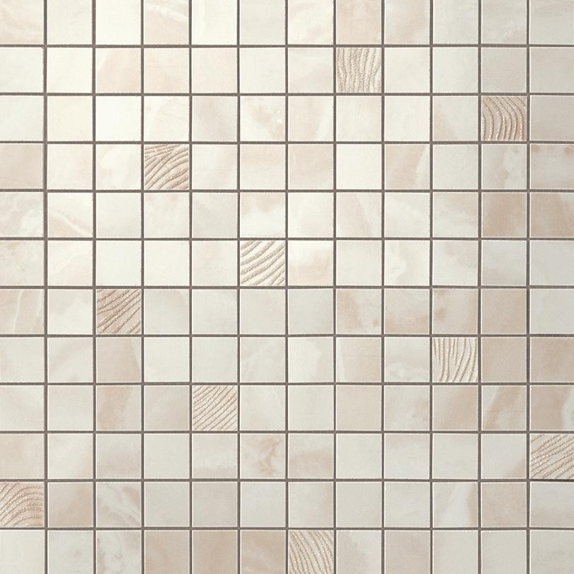 фото Плитка atlas concorde russia supernova onyx pure white mosaic 30,5x30,5 см