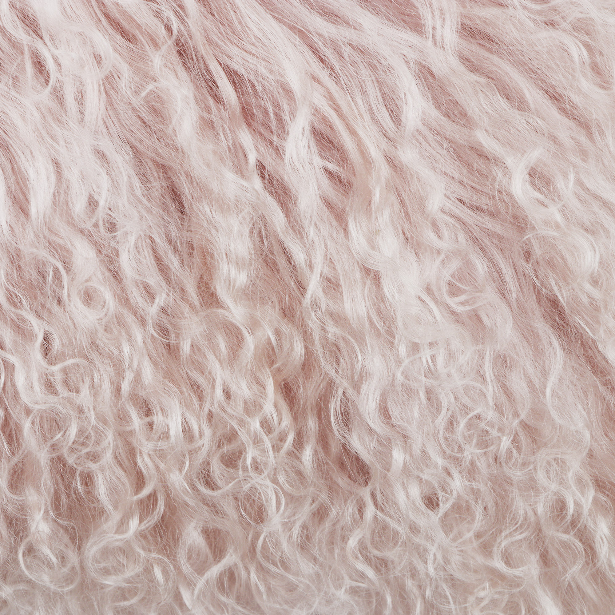 фото Подушка декоративная togas нордик меховая розовая 40x40