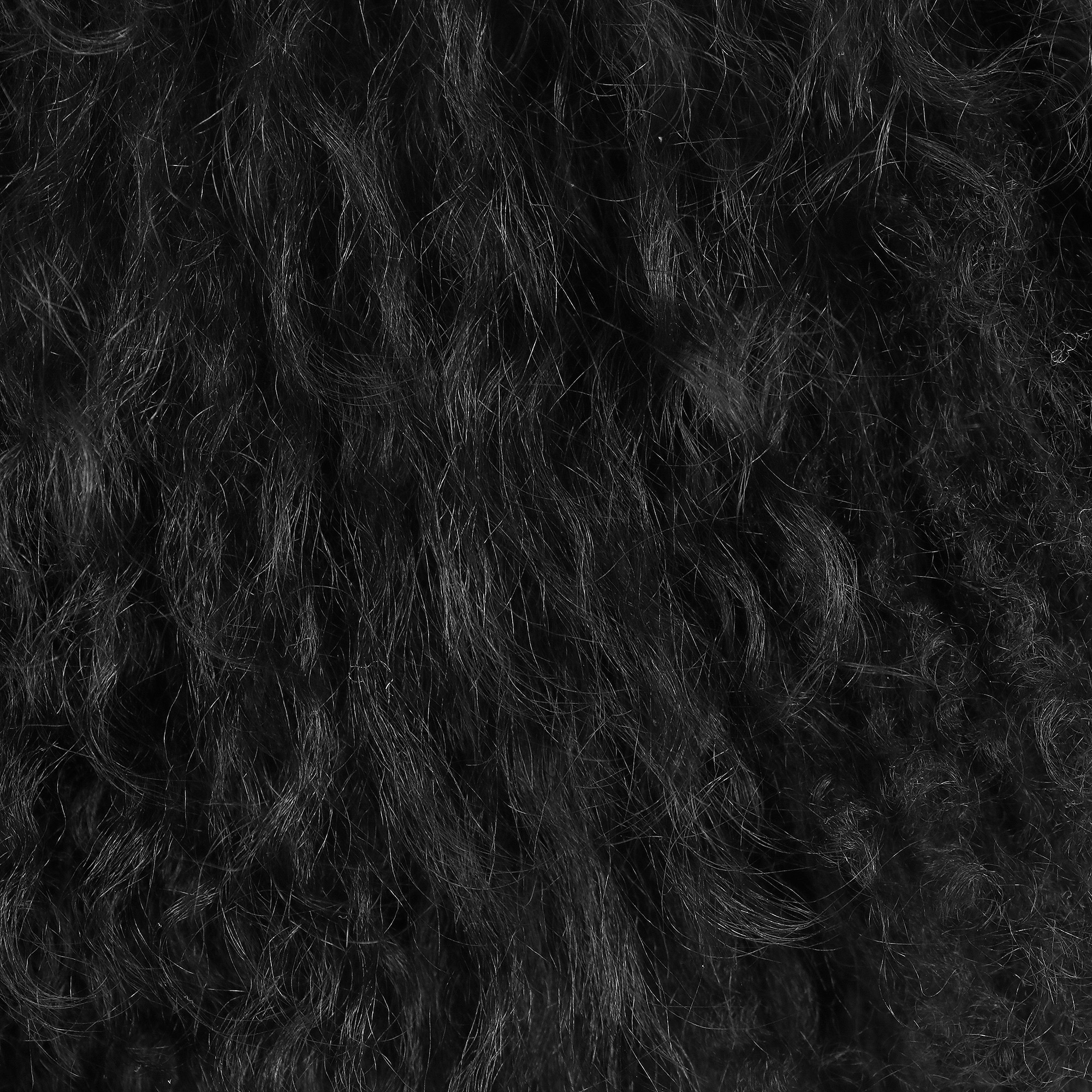 фото Подушка декоративная togas нордик меховая черная 40x40