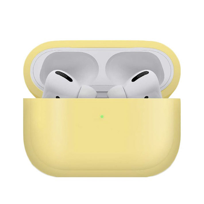 фото Чехол vlp plastic case для apple airpods pro, желтый