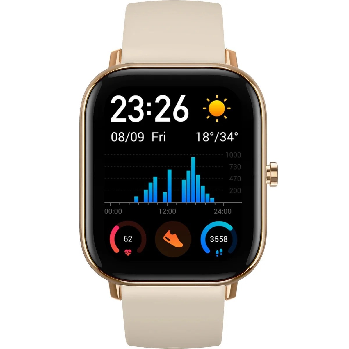 фото Умные часы xiaomi amazfit gts a1914 desert gold